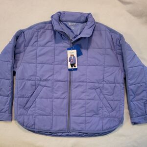 Roxy Women's Quilted Jacket Purple Size L Large NWT